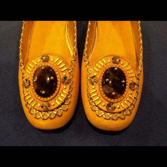 🌞❌SOLD❌Prada Leather Moccasins🌞 - Picture 4 of 8